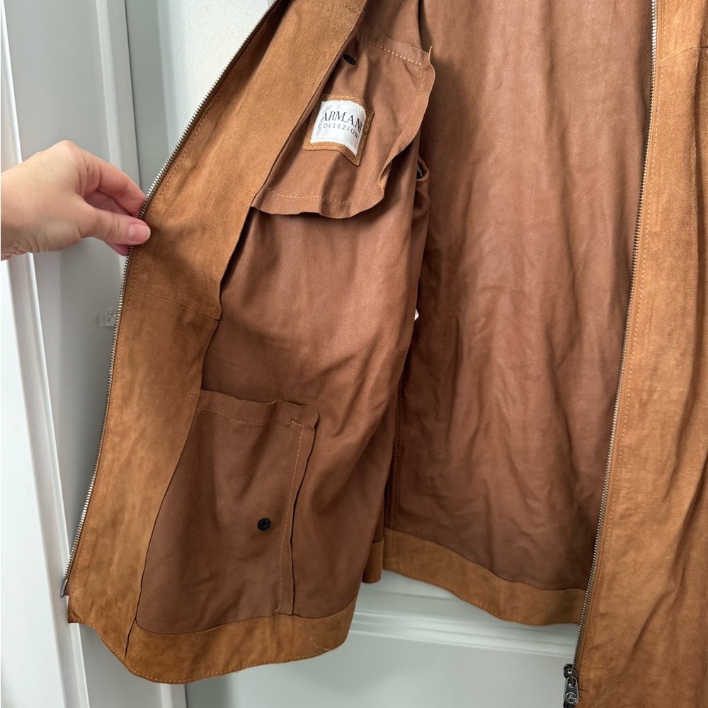Armani Collezioni Suede Jacket/ Shirt Jacket - Picture 9 of 11